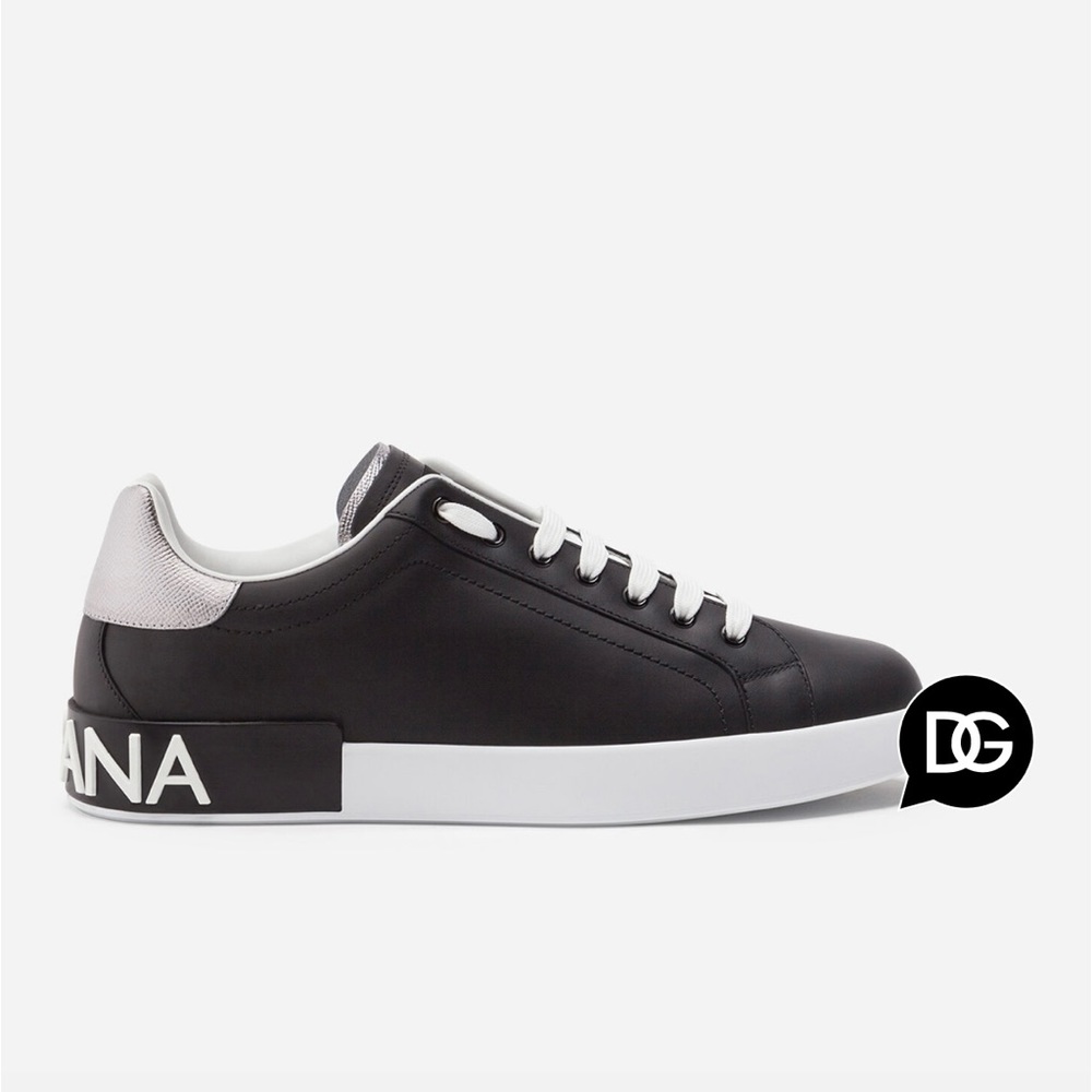 Dolce Gabanna Calfskin nappa Portofino sneakers